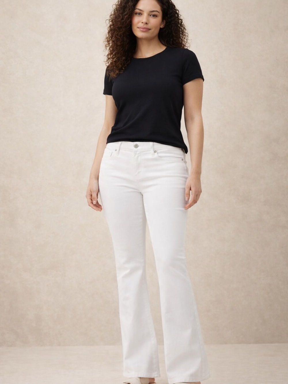 Banana Republic Factory White Bootcut Jeans